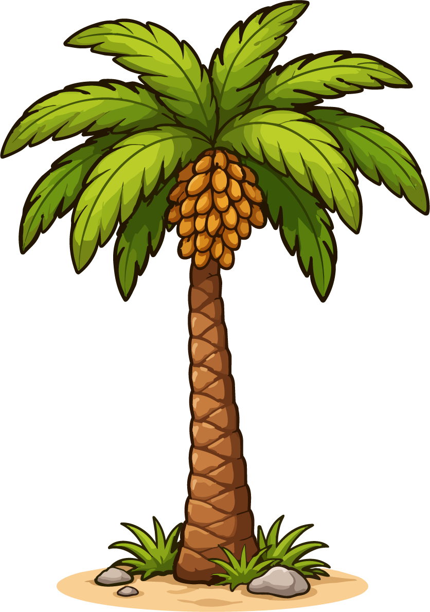 Fruitful Palm Tree