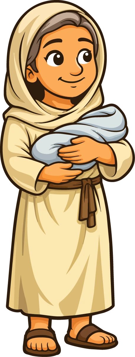 Sarah with Baby Isaac