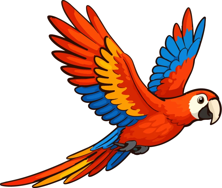 Parrot Flying