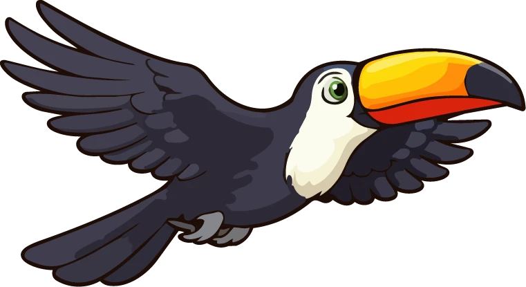 Flying Toucan
