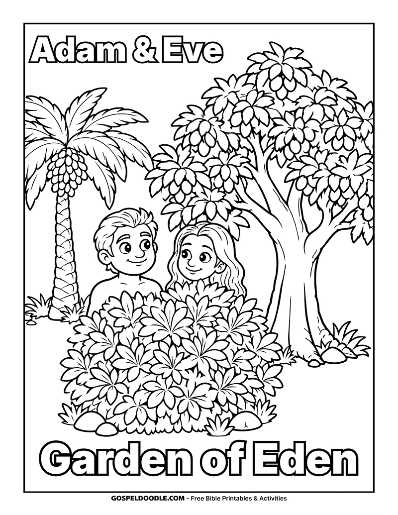 Adam & Eve in the Garden of Eden