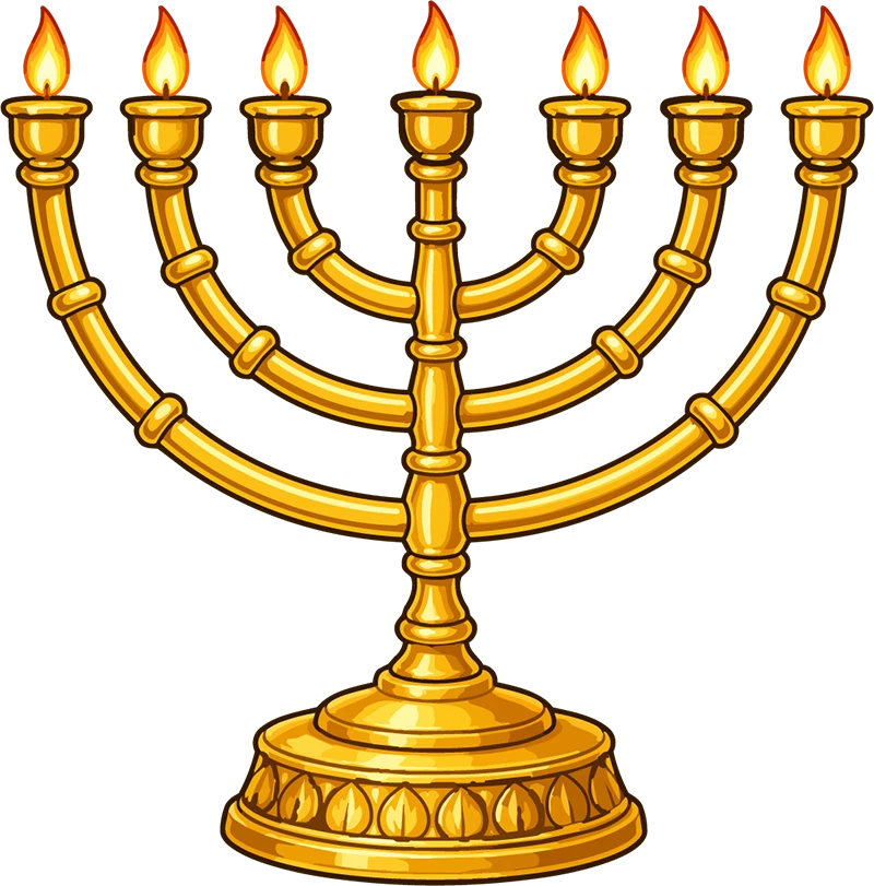 Golden Menorah