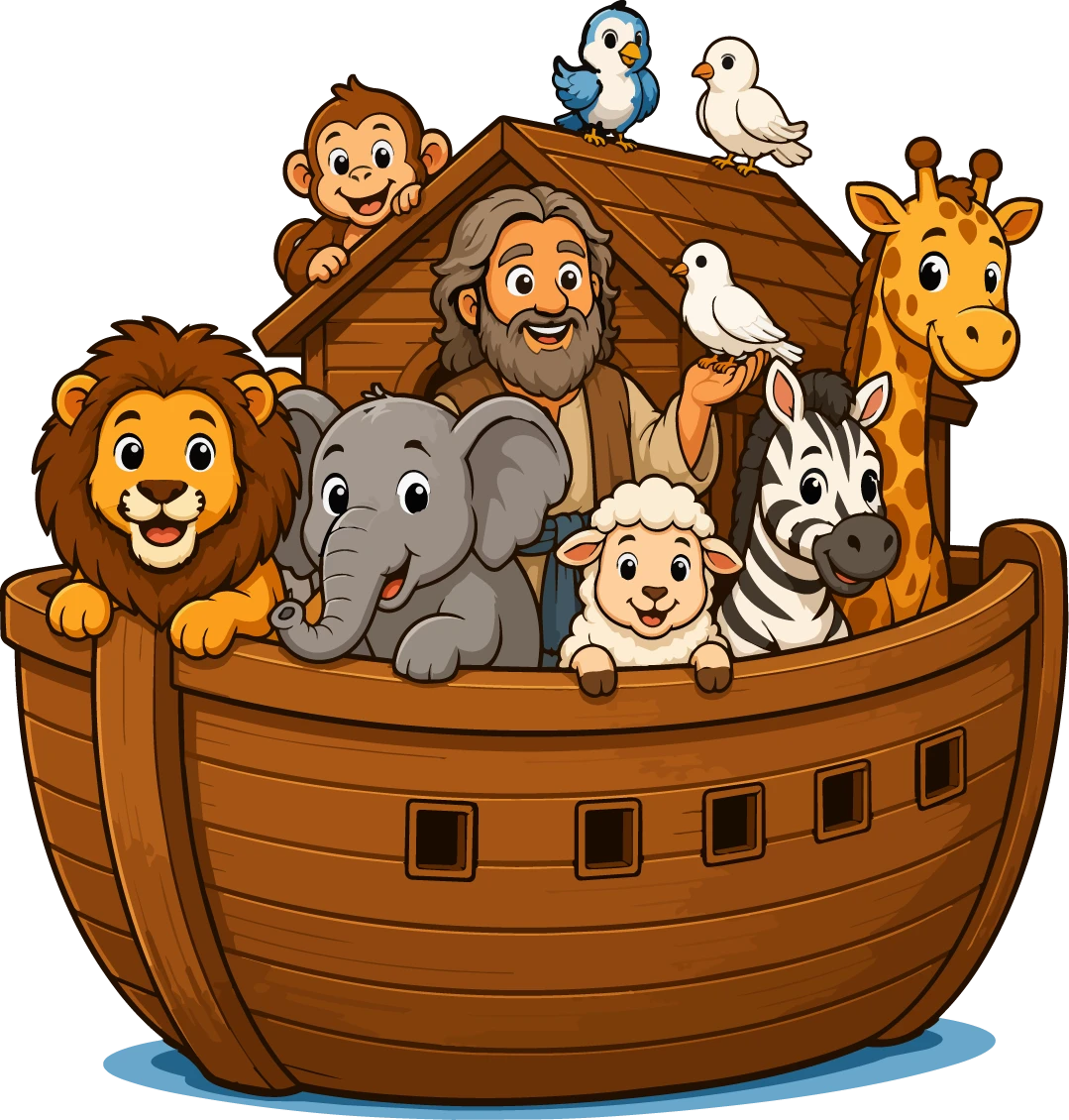 Noah’s Ark and Friendly Animals