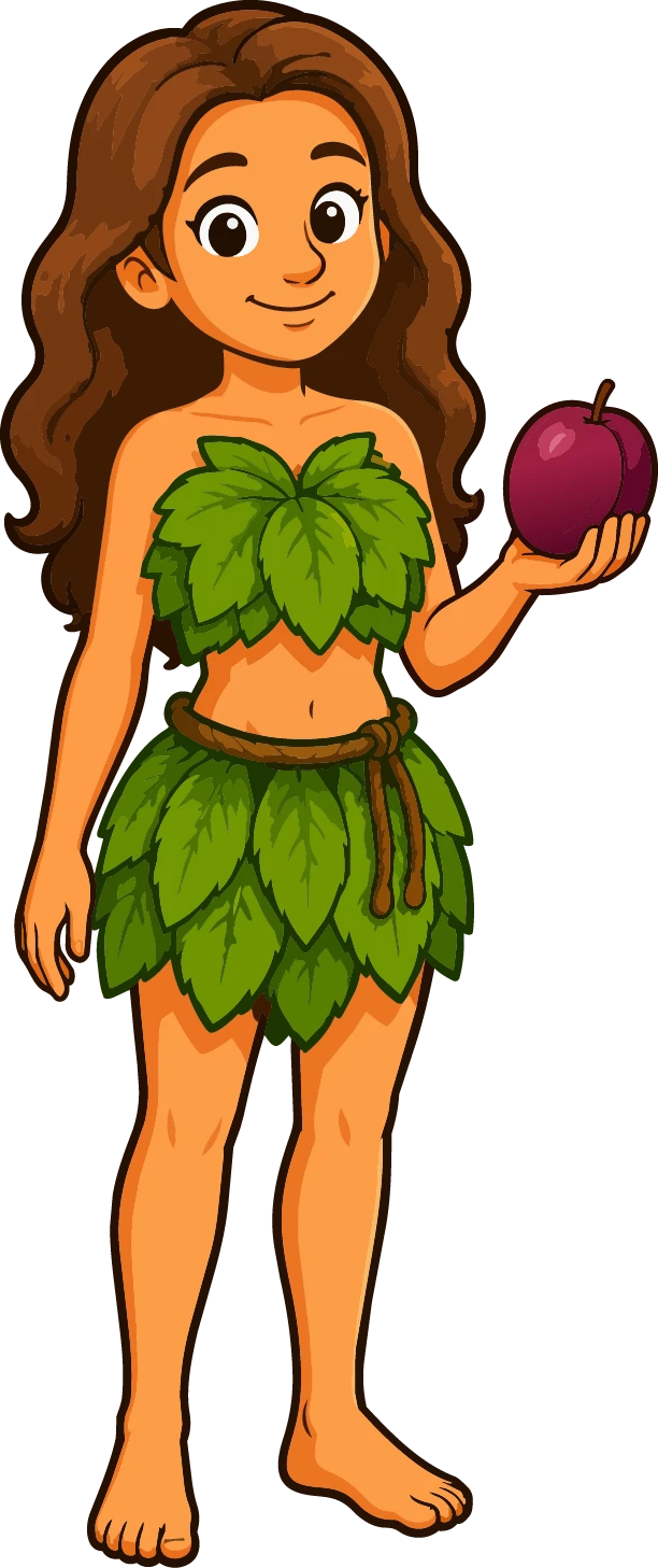 Eve Holding Fruit from the Tree of Knowledge of Good and Evil