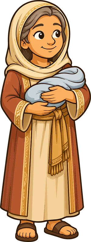 Sarah with Baby Isaac