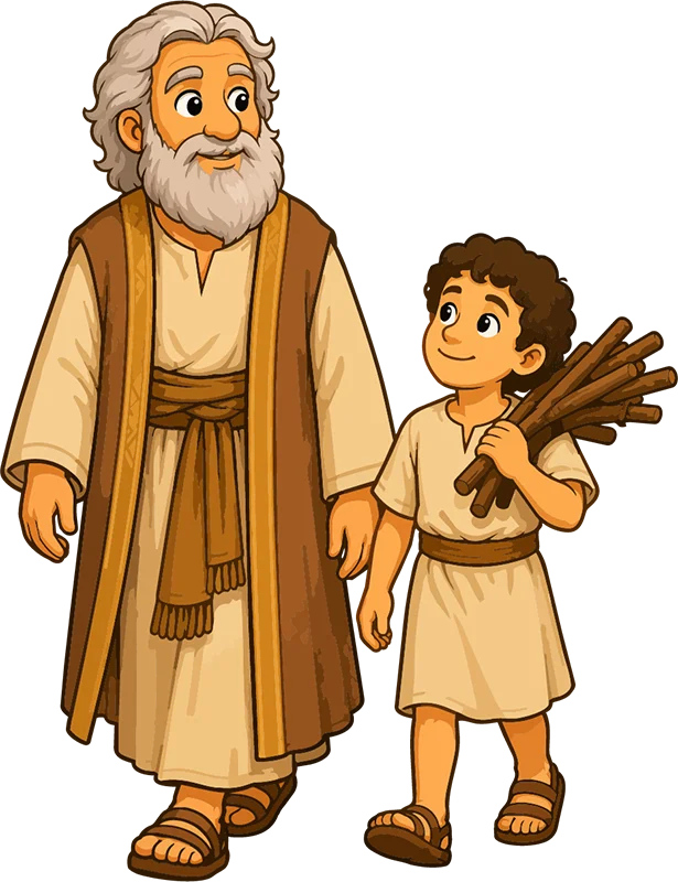 Abraham and Isaac Walk Together