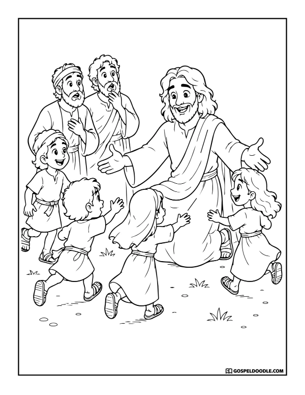 Jesus Welcomes the Children
